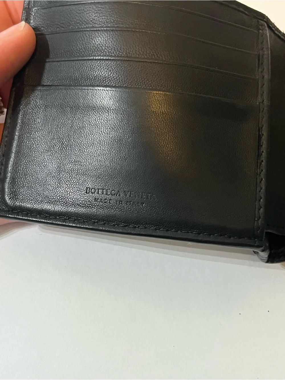 Bottega Veneta Tricolor Intrecciato Bifold Wallet 🇮🇹
